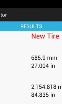 Tire differences landscape screen
