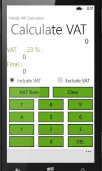 White green vat calculator
